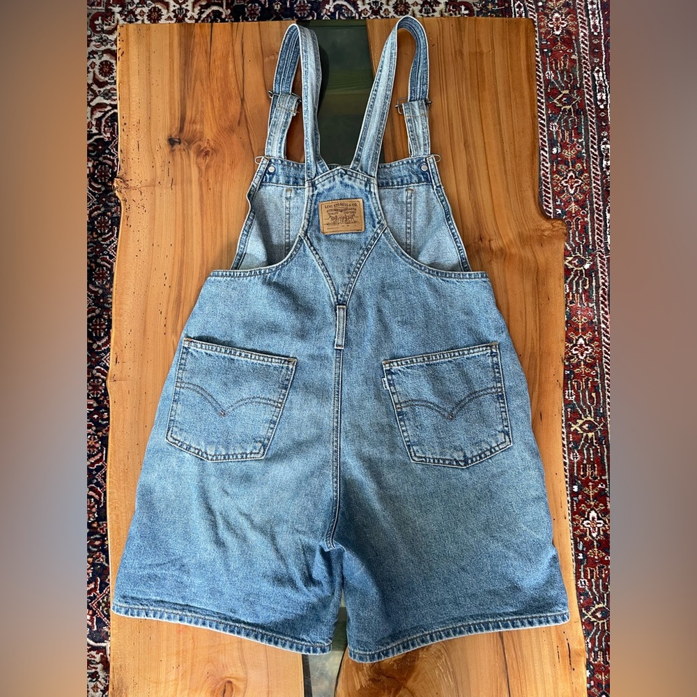 Vintage Levi's Denim Shortalls - Picture 2 of 12